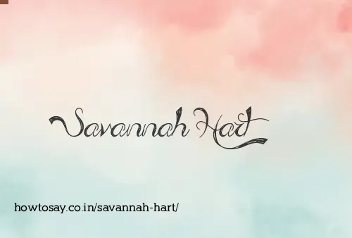 Savannah Hart