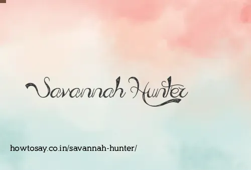 Savannah Hunter