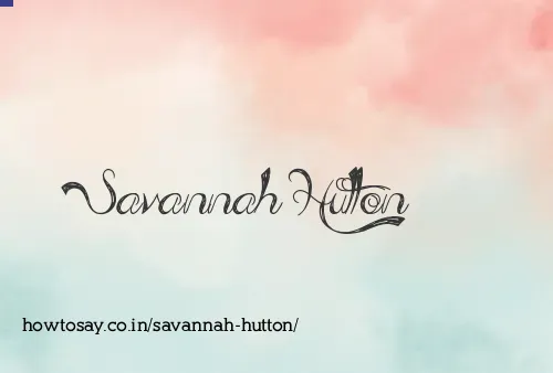 Savannah Hutton