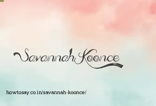 Savannah Koonce