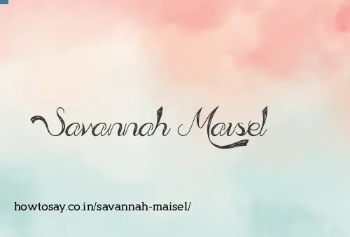 Savannah Maisel