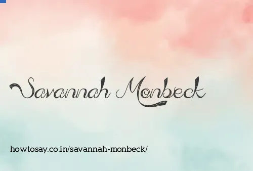 Savannah Monbeck