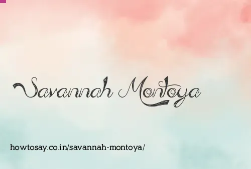 Savannah Montoya