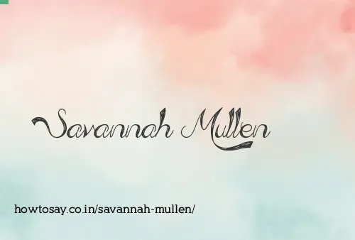 Savannah Mullen