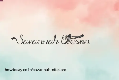 Savannah Otteson