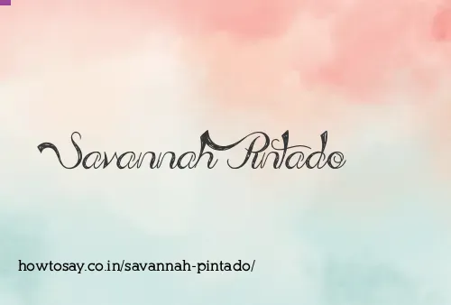 Savannah Pintado