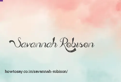 Savannah Robison