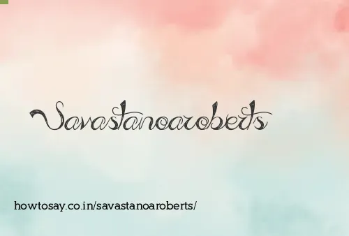 Savastanoaroberts