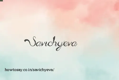 Savichyeva
