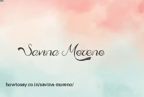 Savina Moreno