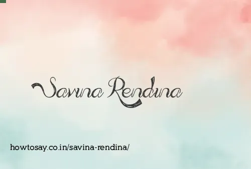 Savina Rendina