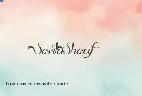 Savitri Sharif