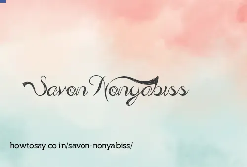 Savon Nonyabiss