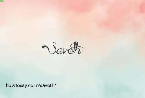 Savoth