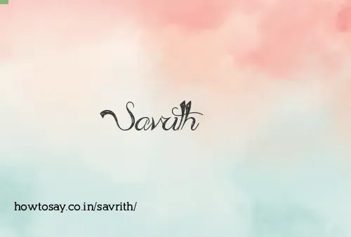 Savrith