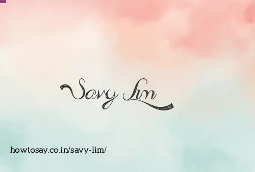 Savy Lim