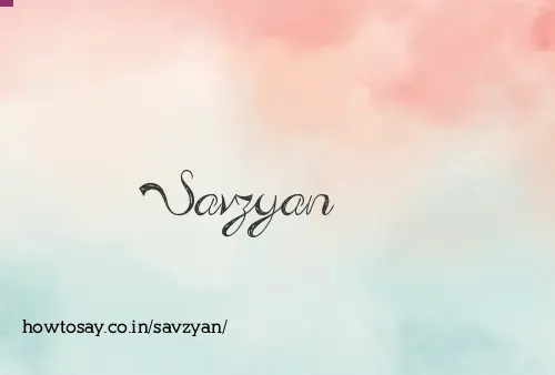 Savzyan