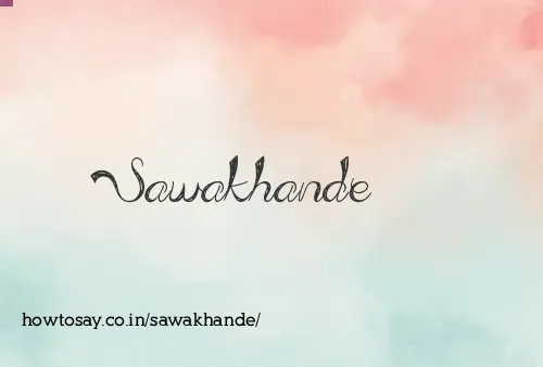 Sawakhande