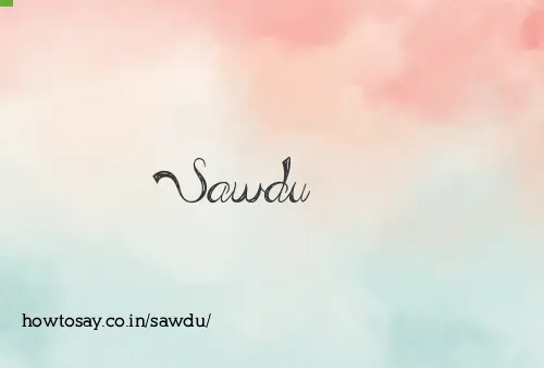 Sawdu
