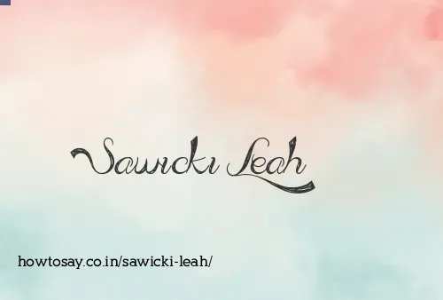 Sawicki Leah