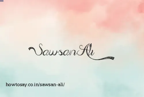 Sawsan Ali