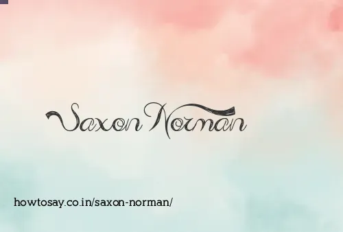 Saxon Norman