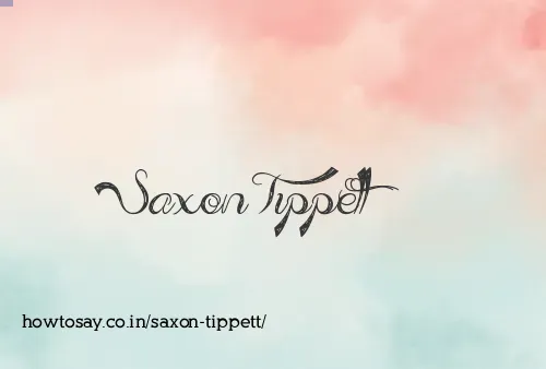 Saxon Tippett