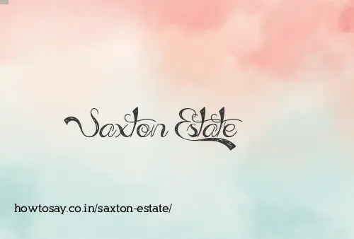 Saxton Estate