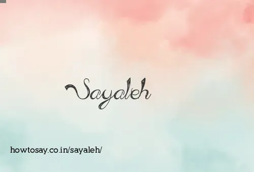 Sayaleh