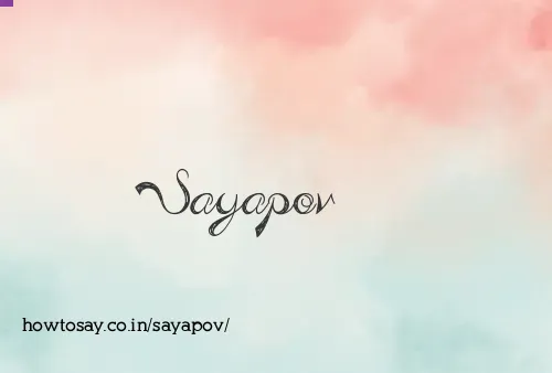 Sayapov