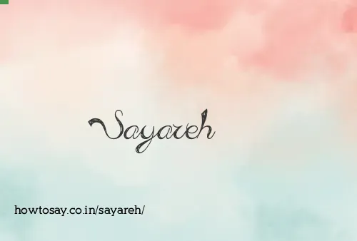 Sayareh