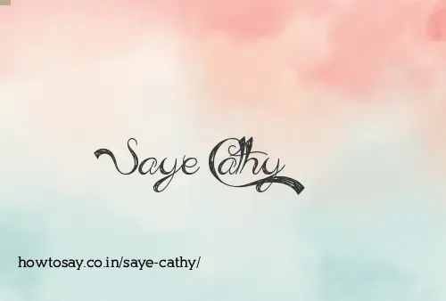Saye Cathy