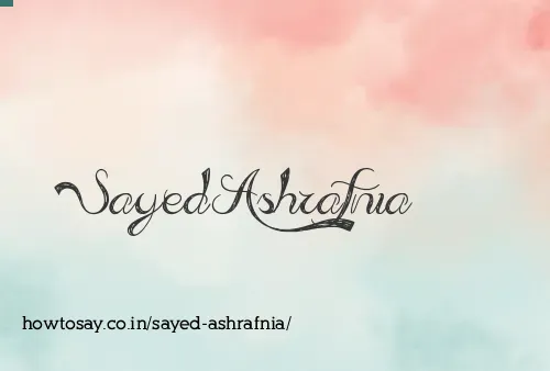 Sayed Ashrafnia