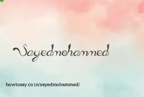 Sayedmohammed