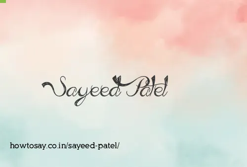 Sayeed Patel