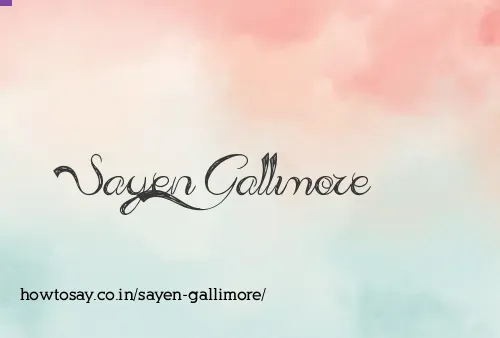 Sayen Gallimore