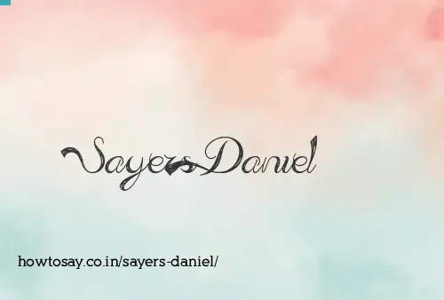 Sayers Daniel