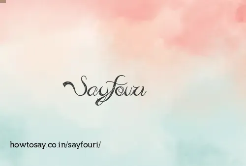 Sayfouri