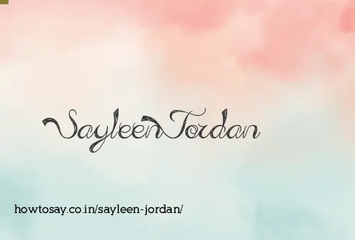 Sayleen Jordan