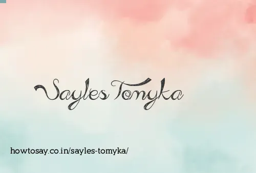 Sayles Tomyka