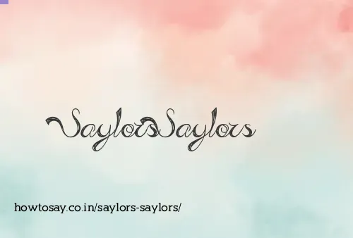 Saylors Saylors