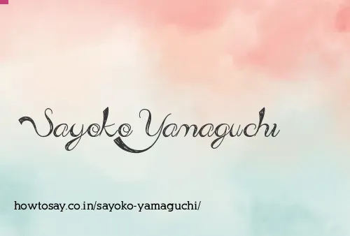 Sayoko Yamaguchi