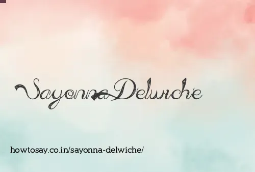 Sayonna Delwiche