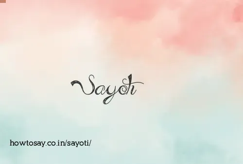 Sayoti