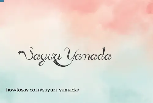 Sayuri Yamada