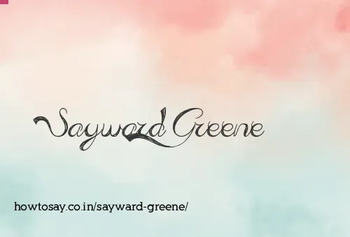 Sayward Greene