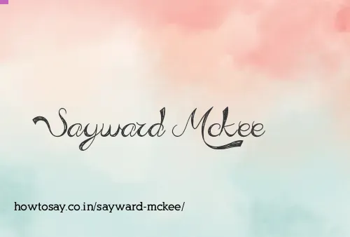 Sayward Mckee