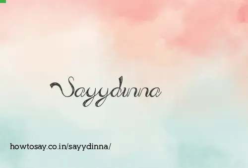 Sayydinna