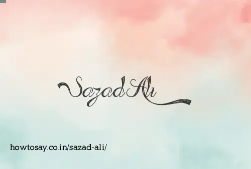 Sazad Ali