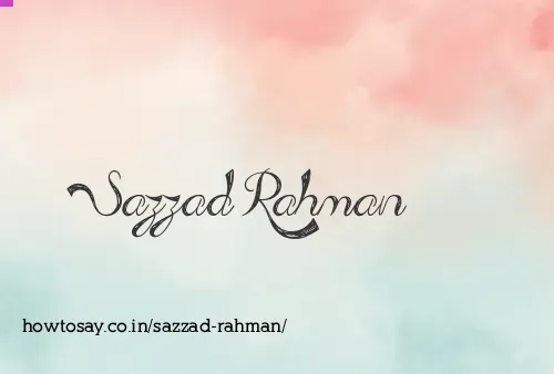 Sazzad Rahman